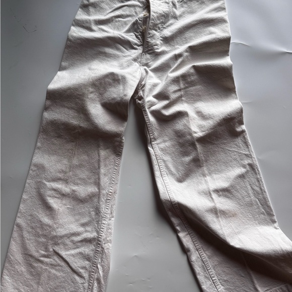 JESSE KAMM - Wide Leg Sailor Pants - White - Size 8 - Picture 7 of 8